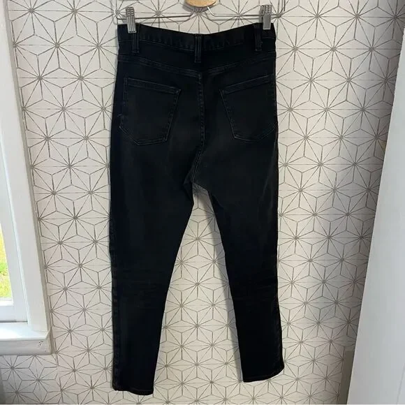 APIECE APART High Rise Matchstick Jean Black - Picture 5 of 8